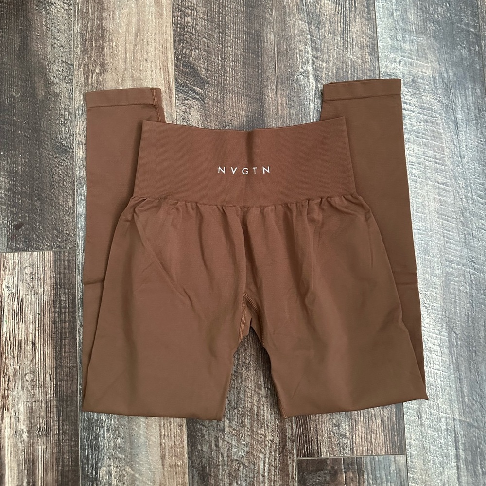NVGTN caramel solid, seamless leggings